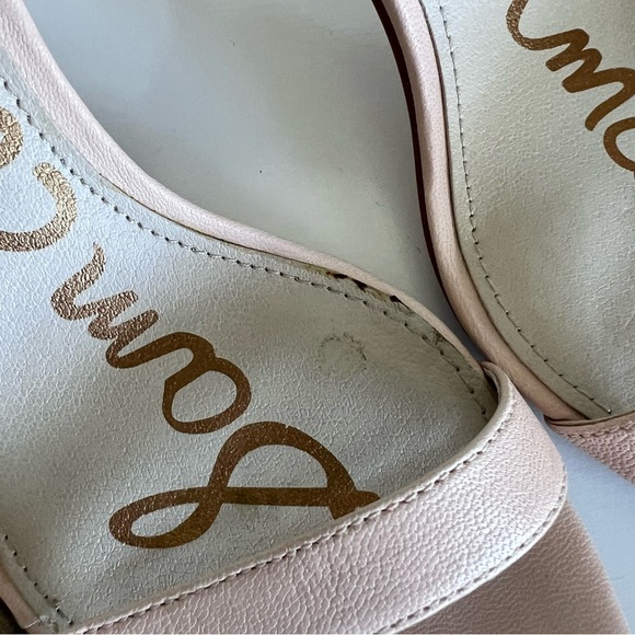 Sam Edelman Patti Ankle Strap Sandal in Nude - Picture 8 of 10